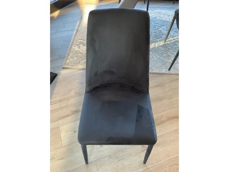 Sedia in tessuto senza braccioli Sedie scavolini mod dafne nabuk in offerta