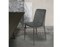 Sedia Sofia * da soggiorno realizzata in tessuto scontata del 30%