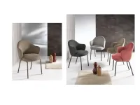 Sedia di Md work modello Selene da soggiorno in offerta -45%