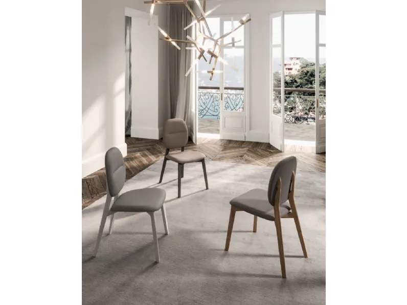 Sedia da soggiorno Giotto Ozzio in Offerta Outlet 