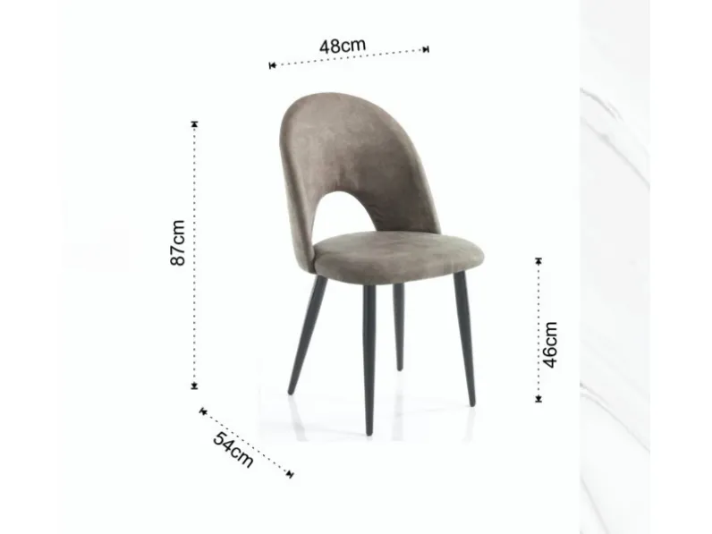 Sedia da soggiorno Jil old di Collezione esclusiva SCONTATA 28%