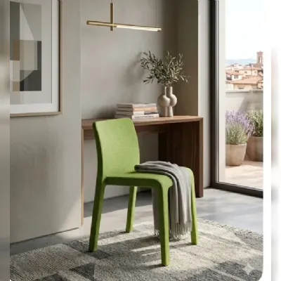 Sedia modello Sedia dressed first divina verde magis a marchio Magis scontata del 70%