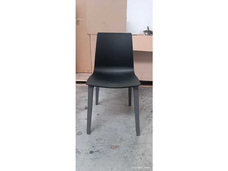Sedia Mobilia web Sedia legno laccato sedile plastica a PREZZO OUTLET