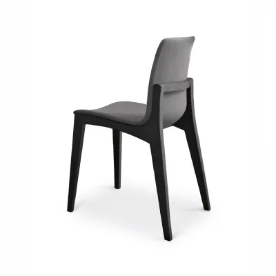 Sedia Mobilia web Sedia legno laccato sedile plastica a PREZZO OUTLET