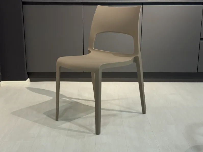 Sedia in plastica impilabile Set 4 sedie idole in offerta