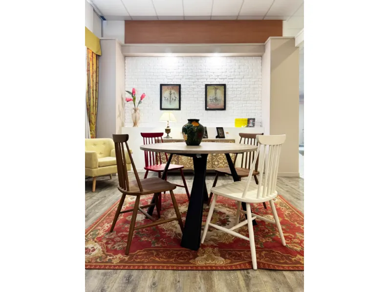 Sedia modello Set di 4 pezzi a marchio Dialma brown scontata del 45%