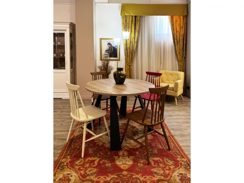 Sedia modello Set di 4 pezzi a marchio Dialma brown scontata del 45%