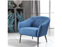 Poltroncina Stones mod. Elena blu