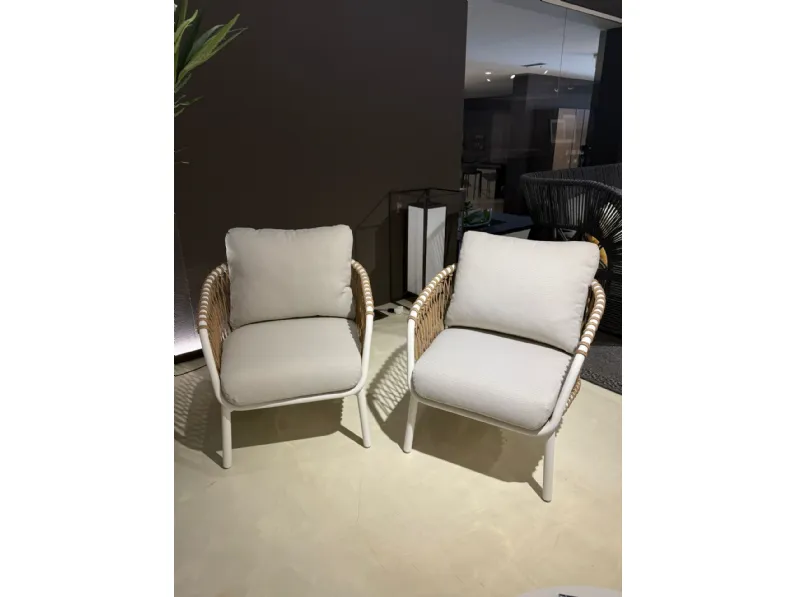 Set da giardino modello Set divanetto poltrone e tavolino abel  Talenti SCONTATO
