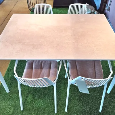 Set per l'esterno completo Set fast con tavolo allsize e sedie rion Artigianale in offerta