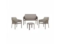 Set completo da giardino Salotto net relax tortora table 40 Nardi a prezzo scontato