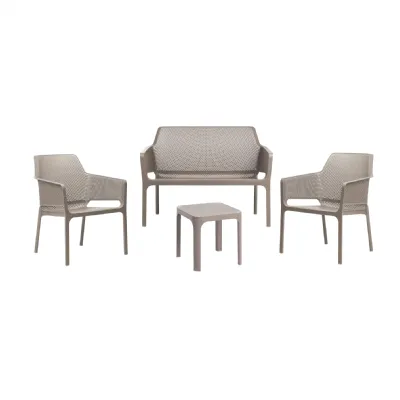 Set completo da giardino Salotto net relax tortora table 40 Nardi a prezzo scontato