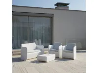 Set per l'esterno modello Set divano poltrone e tavolino nova Myyour completo 