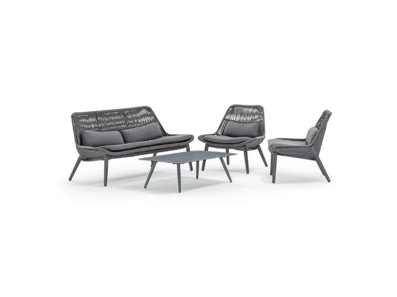 Set completo da giardino Como set Collezione esclusiva in Offerta Outlet