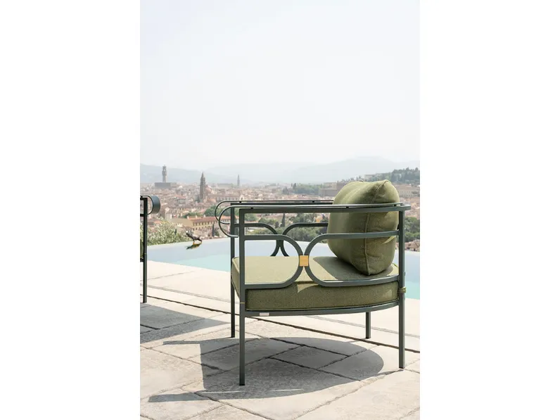 Set da giardino completo Collier 2 posti con poltrona e tavolino  Emu in offerta