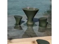 Set da giardino modello Set iris tavolino con pouf e poltroncina Myyour completo 