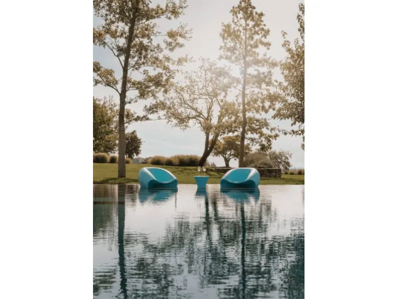 Set da giardino modello Set iris tavolino con pouf e poltroncina Myyour completo 