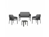 Set da giardino Salotto net relax antracite table 40 a marchio Nardi a prezzo ribassato