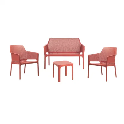 Set completo da giardino Salotto net relax corallo table 40 Nardi a prezzo Outlet