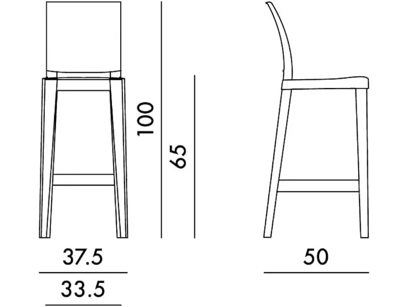 Sgabello da cucina One more please Kartell in Offerta Outlet