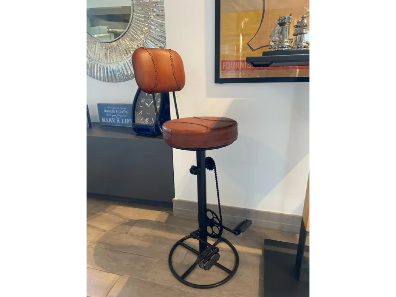 Sgabello con base centrale Bike Collezione esclusiva in offerta