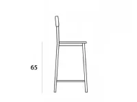 Sgabello Amelia Artigianale con 4 gambe convenienti