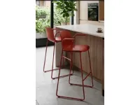 Sgabello da soggiorno Sgabello troy polipropylene rosso Magis in Offerta Outlet