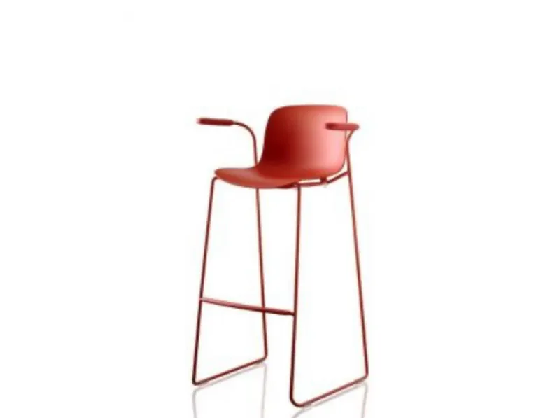 Sgabello da soggiorno Sgabello troy polipropylene rosso magis Magis in Offerta Outlet