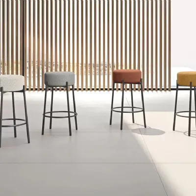 Sgabello da cucina Sgabello con seduta imbottita Artigianale a prezzo Outlet
