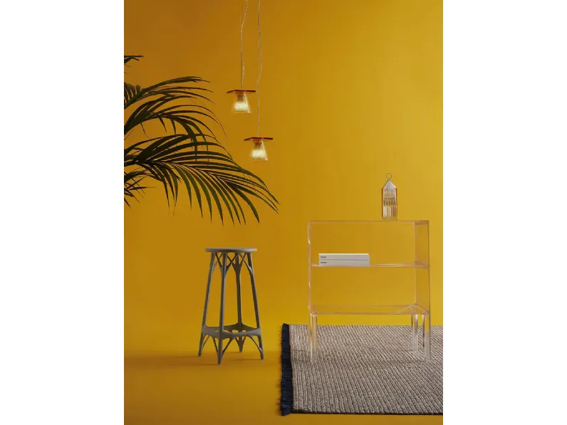 Sgabello A.i. stool light Kartell a prezzo ribassato 