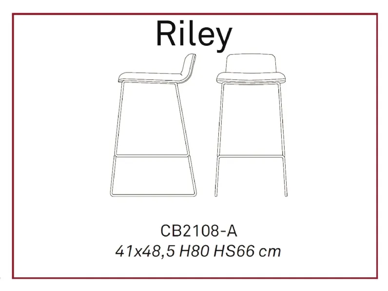 Sgabello Riley soft Connubia a prezzo scontato  approfittane ora!