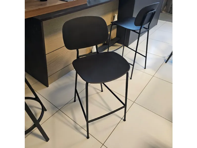 Sgabello con 4 gambe Sgabello tondina pop kitchen Infiniti a prezzi outlet