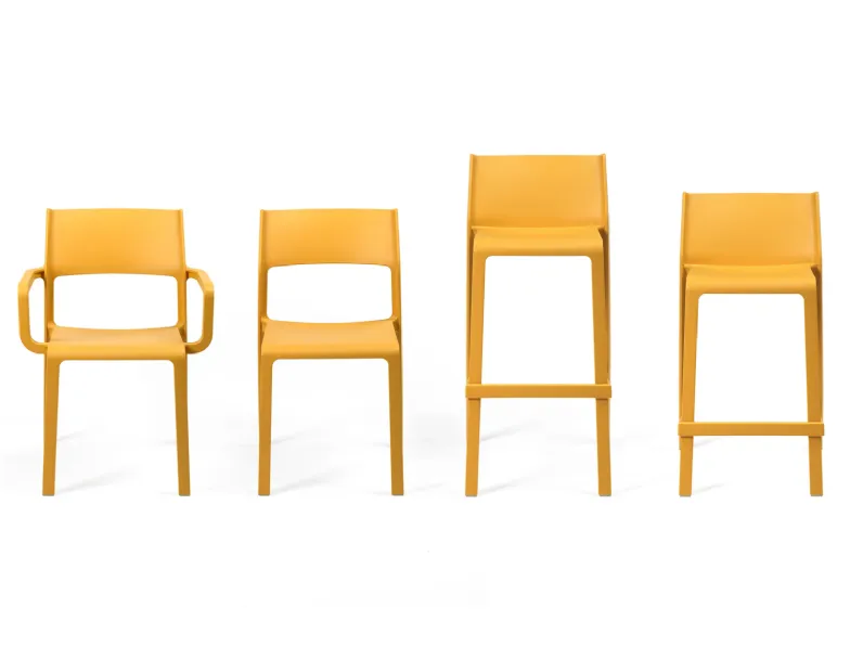 Sgabello con 4 gambe Trill stool Nardi in offerta