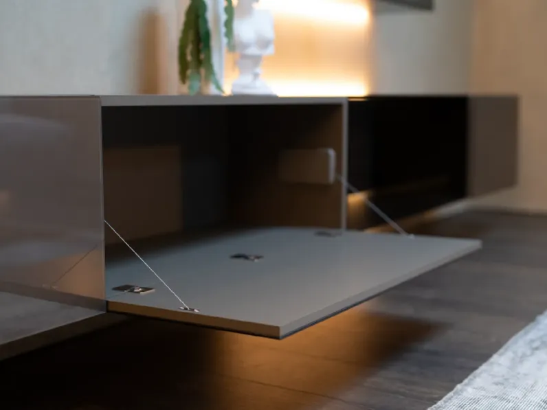 Composizione per il living modello 36e8 di Lago in Offerta Outlet