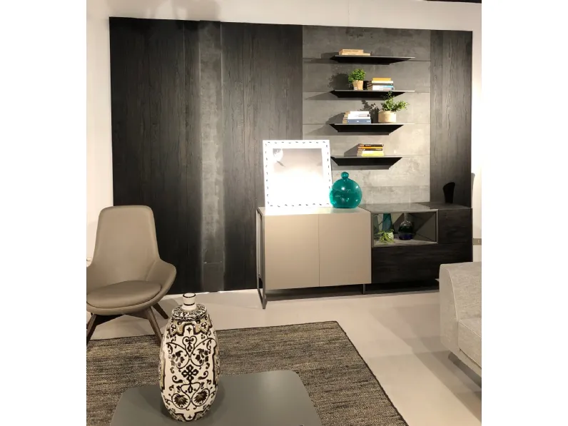Composizione per il soggiorno modello Living fimar mobili di Fimar a prezzo Outlet