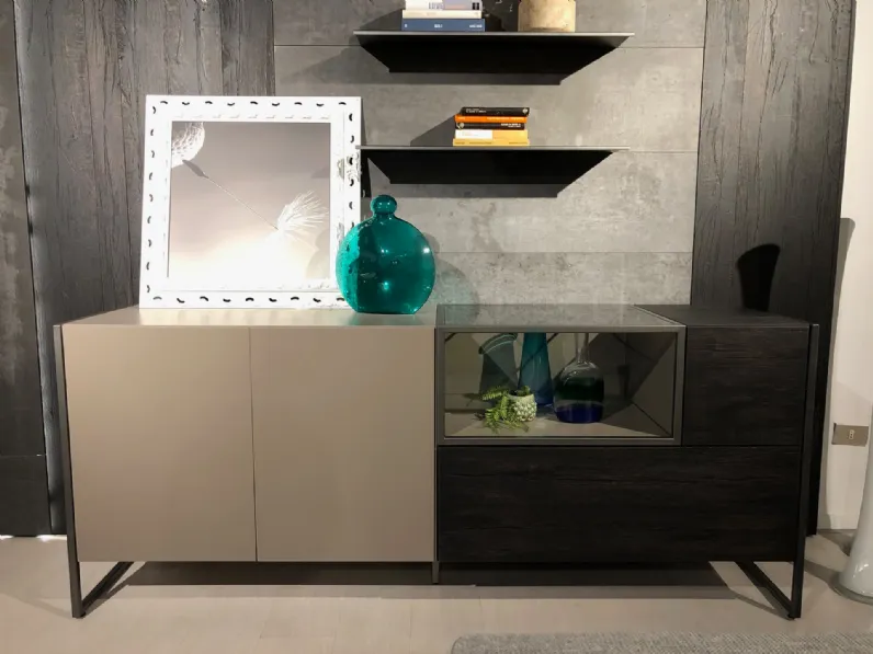 Composizione per il soggiorno modello Living fimar mobili di Fimar a prezzo Outlet