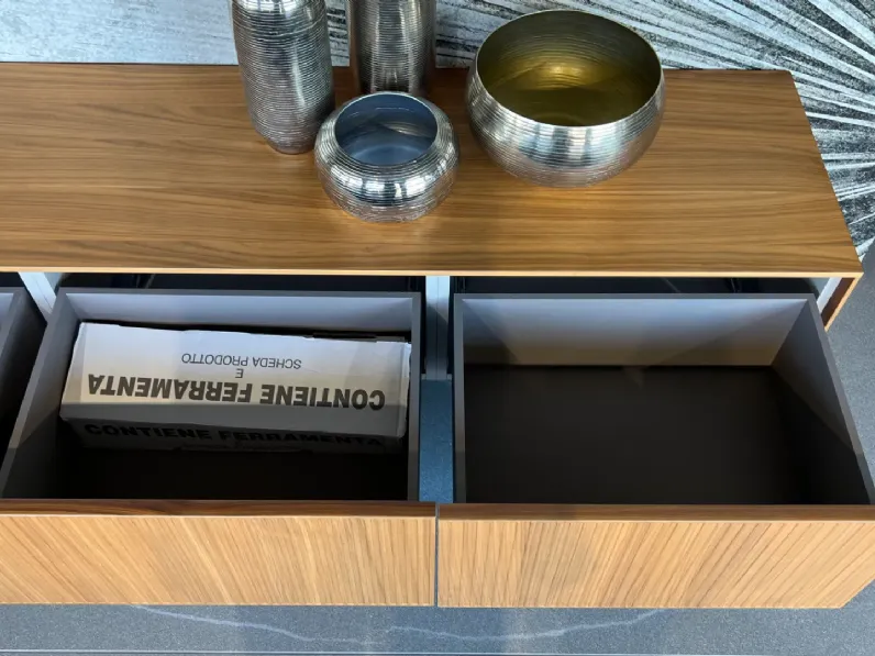 Soggiorno completo Mood living di Novamobili in stile design a prezzi outlet