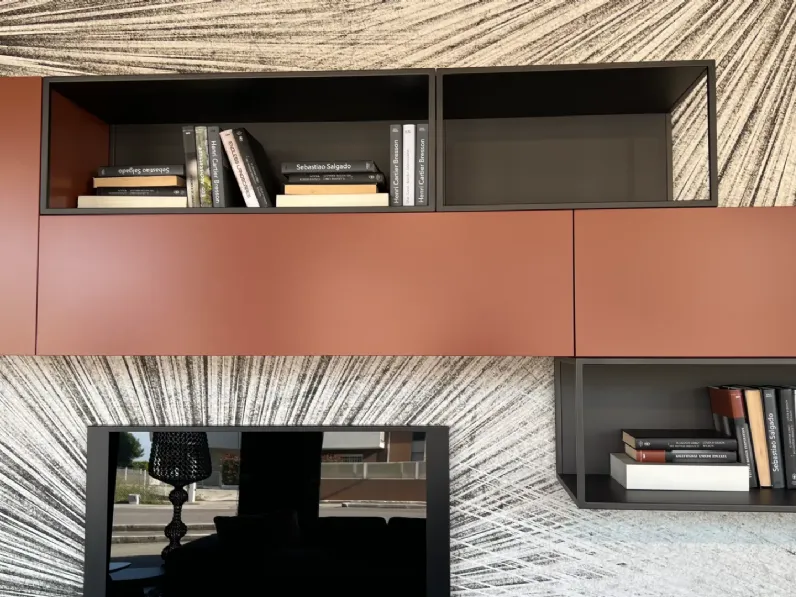 Soggiorno completo Mood living di Novamobili in stile design a prezzi outlet