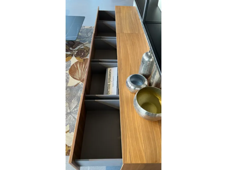 Soggiorno completo Mood living di Novamobili in stile design a prezzi outlet