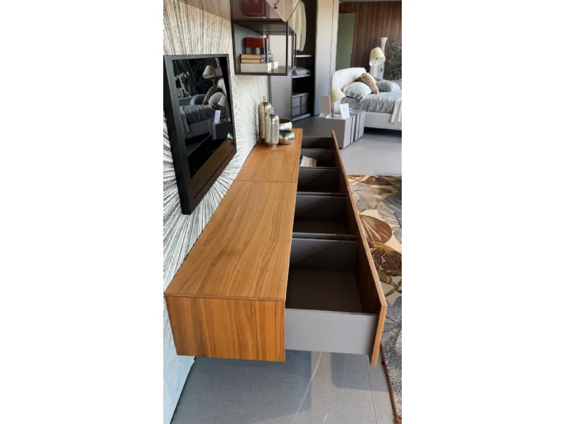 Soggiorno completo Mood living di Novamobili in stile design a prezzi outlet