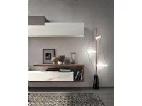 Composizione per il living modello Sala929 di Mobilgam in Offerta Outlet