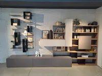 Composizione per il living modello Soggiorno dielle di Dielle in Offerta Outlet