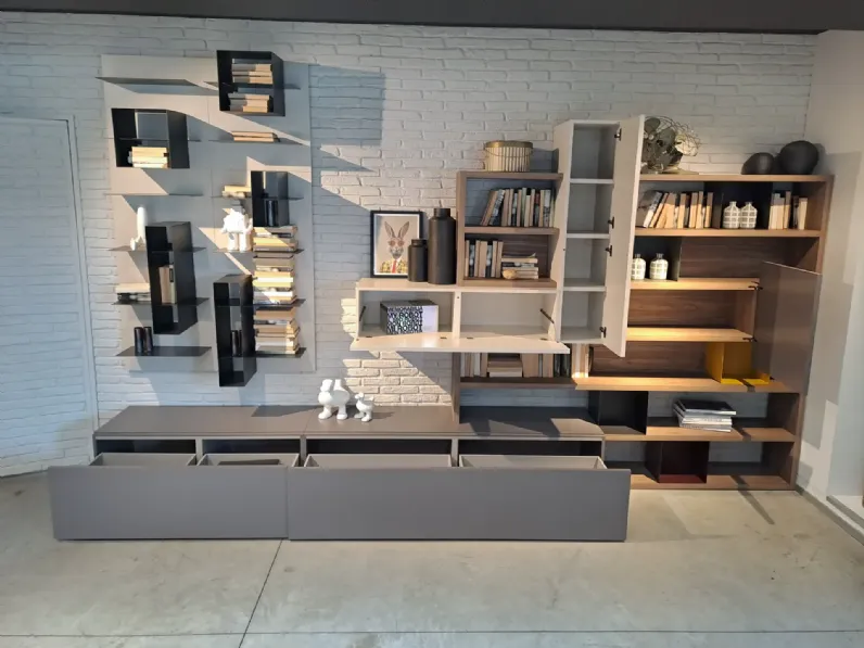 Composizione per il living modello Soggiorno dielle di Dielle in Offerta Outlet
