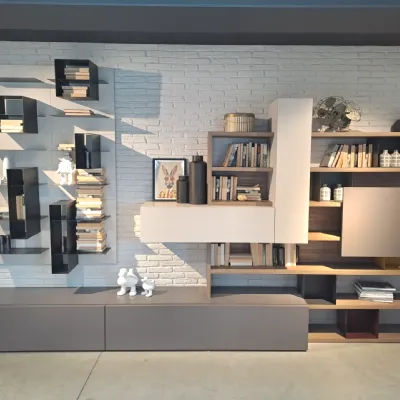 Composizione per il living modello Soggiorno dielle di Dielle in Offerta Outlet