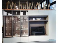 Soggiorno completo Atlante di Tomasella in laminato opaco in Offerta Outlet