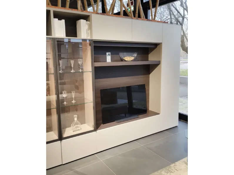 Soggiorno completo Atlante di Tomasella in laminato opaco in Offerta Outlet
