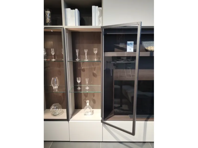 Soggiorno completo Atlante di Tomasella in laminato opaco in Offerta Outlet