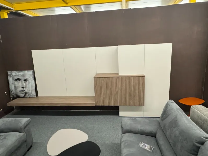Soggiorno completo Favero di Favero in laminato materico a prezzo scontato