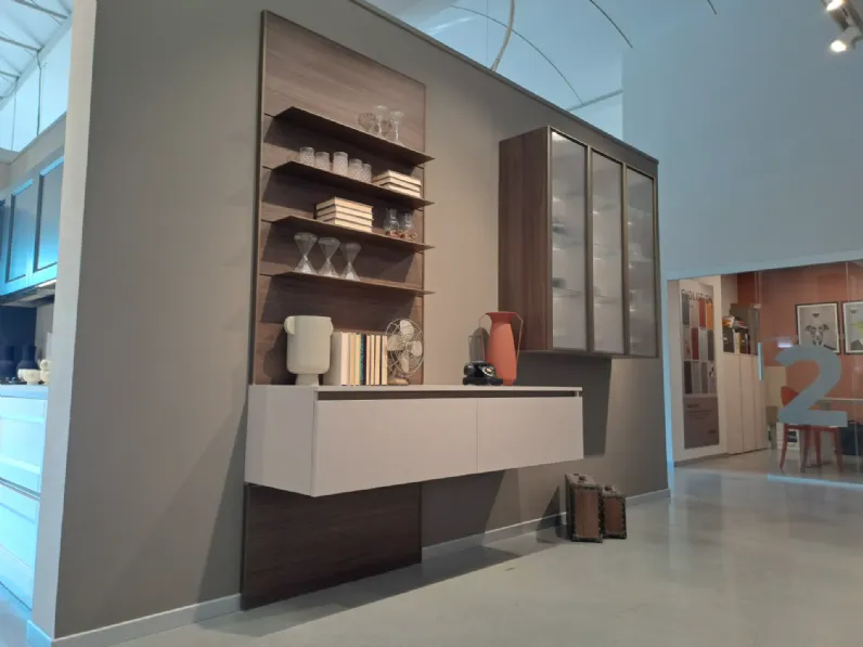 Soggiorno completo Living city di Stosa in laminato materico a prezzo scontato