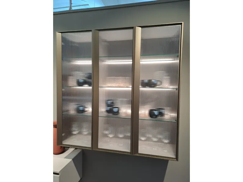 Soggiorno completo Living city di Stosa in laminato materico a prezzo scontato